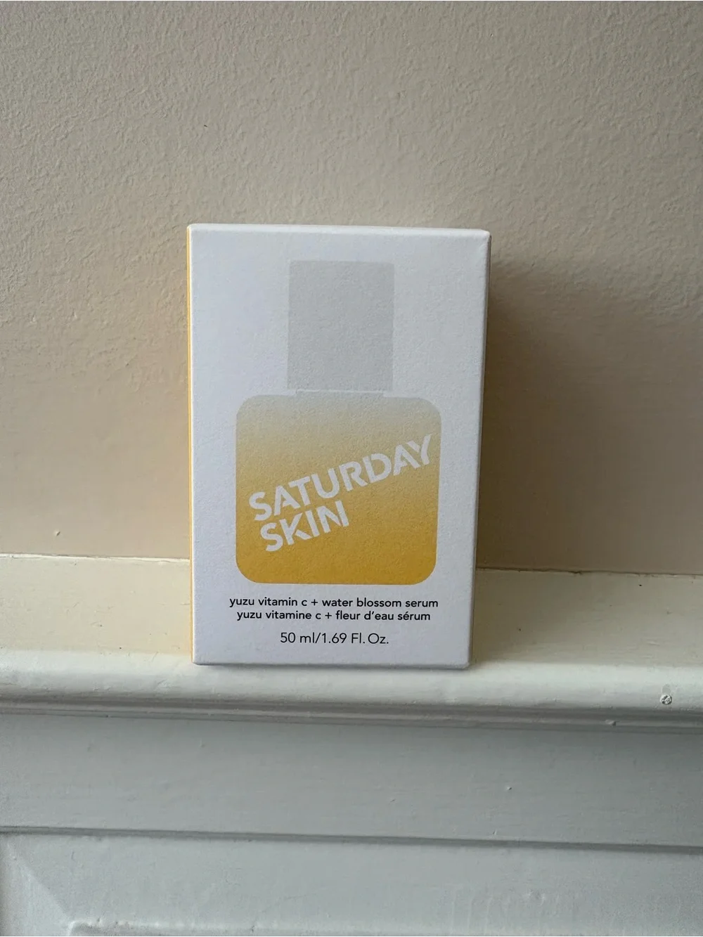 New Saturday Skin Yuzu C + Water Blossom Serum Full Size Yellow White OS